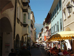 Altstadt Meran - Foto: WP-User: Lord Koxinga - GNU-FDL